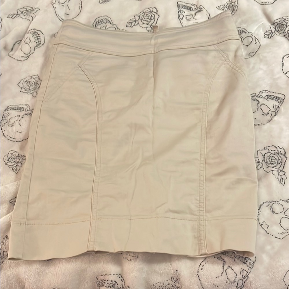 H&M Tan Mini Pencil Skirt for Work